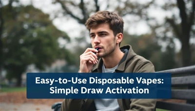 استفاده آسان برای استفاده از VAPES یکبار مصرف: فعال سازی قرعه کشی ساده